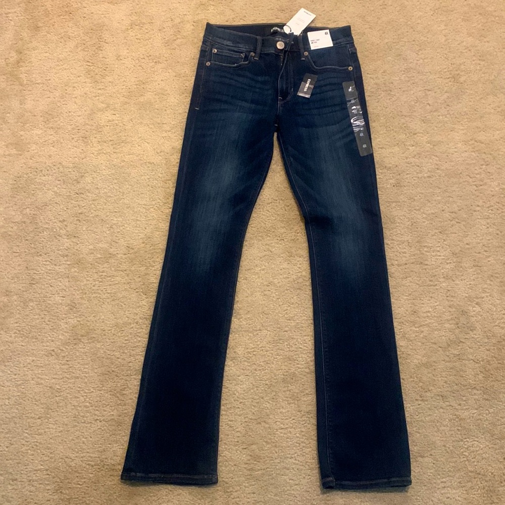NWT Exprrss Barely Boot Mid Rise Stretch Jeans 4R